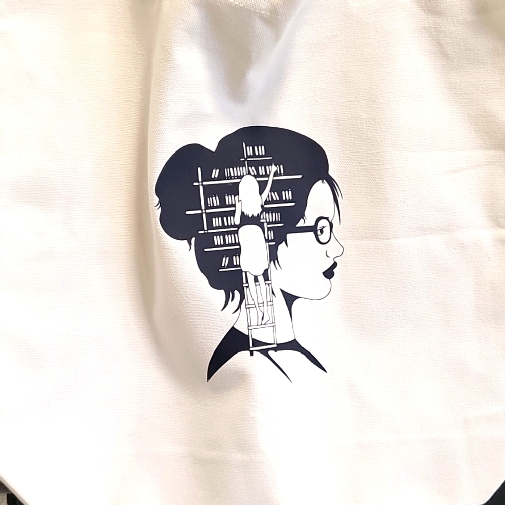 Canvas reusable grocery/ book/ everything bags.